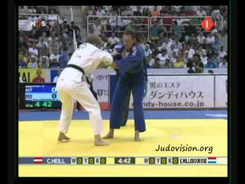 JUDO 2007 World Championships: Elisabeth Willeboordse (NED) - Claudia Heill (AUT)