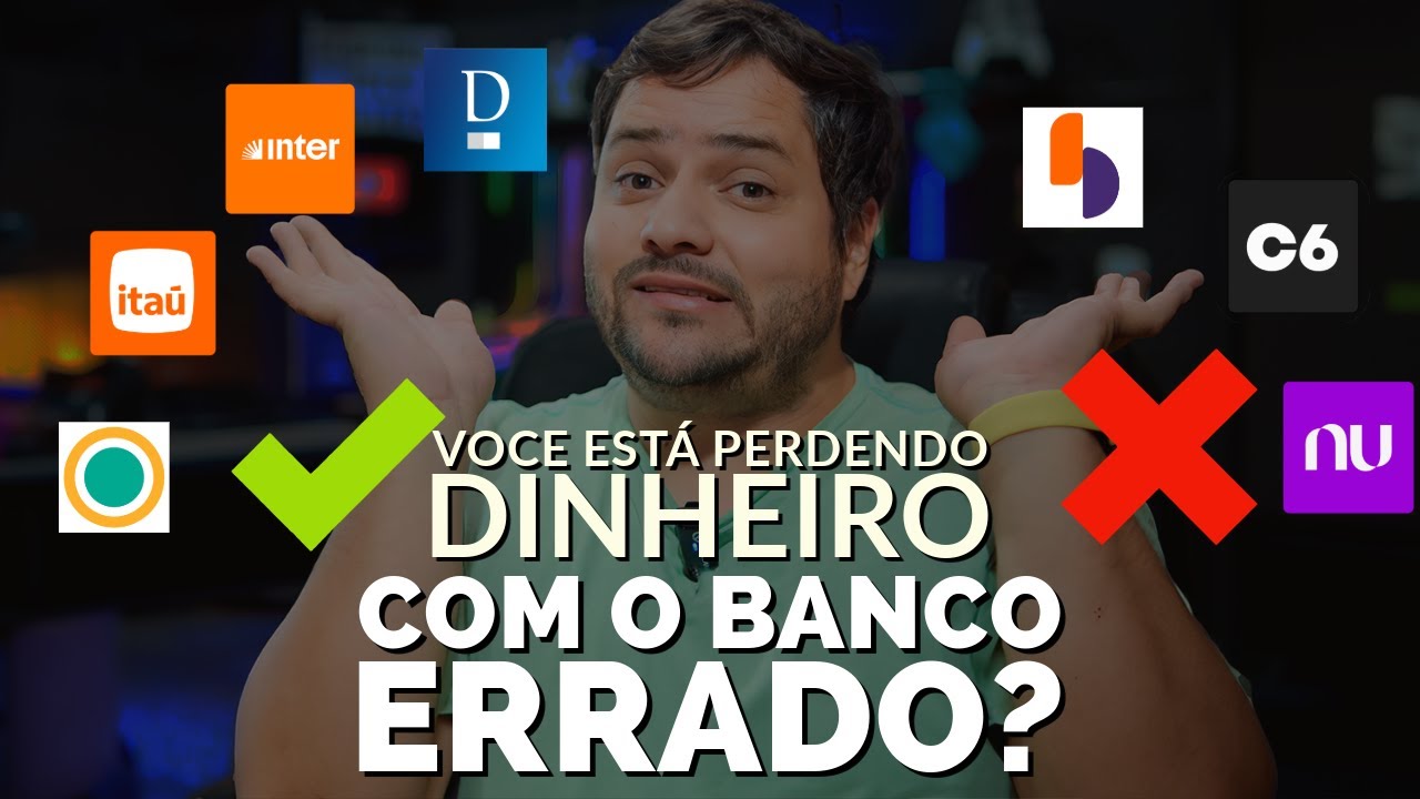 DIGITAL ou TRADICIONAL? Qual banco rende mais? Você vai se surpreender (Nubank, Itaú, C6, etc)