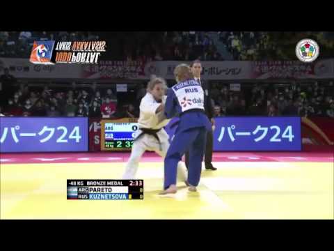 Judo Grand Slam Tokyo 2014 Bronze -48kg PARETO Paula (ARG) vs. KUZNETSOVA Alesya (RUS)
