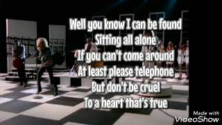 Cheap Trick - Don&#39;t be cruel (Lyrics)