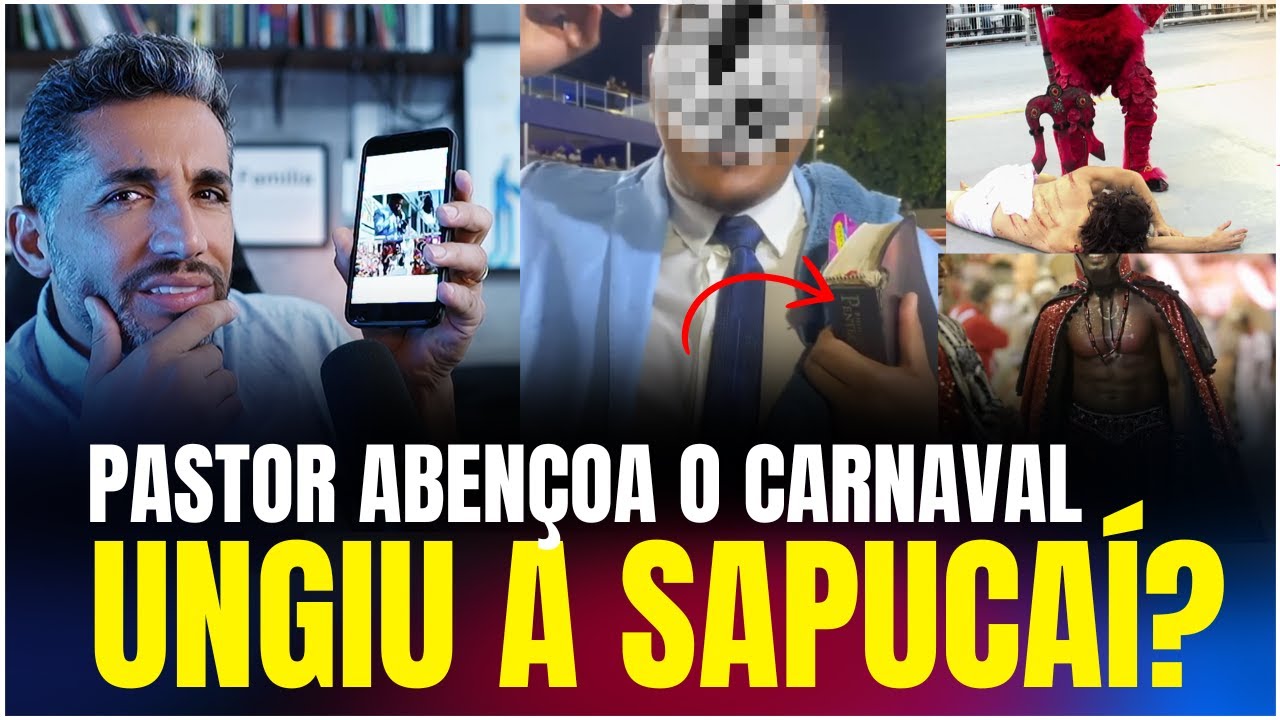 SÓ FALTAVA ESSA! PASTOR FAZ ORAÇÃO NA SAPUCAÍ, ABENÇOA O CARNAVAL E 4TACA QUEM FAZ RETIRO!