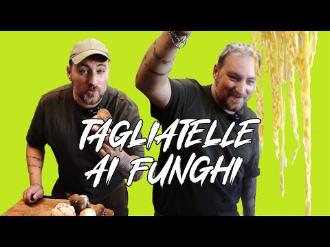 TAGLIATELLE AI FUNGHI PORCINI! Spettacoloohh - Ricetta di Federico Fusca