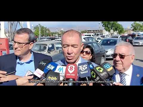 EL VICEGOBERNADOR FABIÁN MARTÍN: XVII FERIA PROVINCIAL DE LA CULTURA POPULAR Y EL LIBRO EN RAWSON
