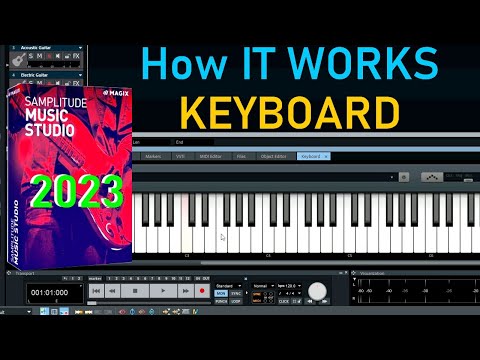 How To: virtual KEYBOARD - Samplitude Music Studio 2023