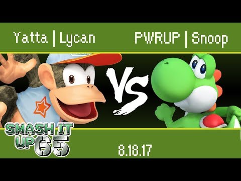 PWRUP | Snoop (Yoshi) vs Yatta | Lycan (Diddy Kong) - SIU 65 - Wii U