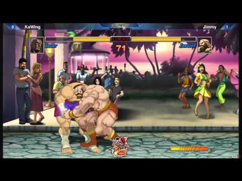 Super Street Fighter II Turbo - KaWing vs Jimmy - Losers Semis - SF25th Asia