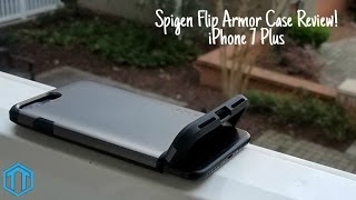 iPhone 7 Plus Spigen Slim Armor Flip Case Review!
