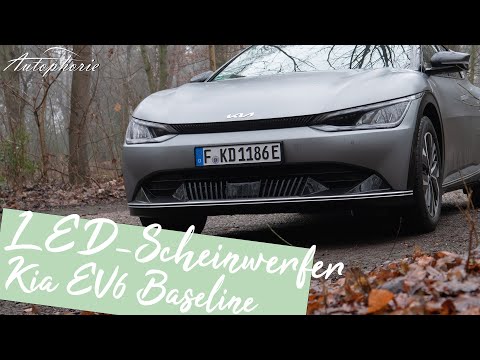 🔋 2022 Kia EV6 Baseline: LED-Scheinwerfer Test [4K] - Autophorie Extra
