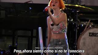 Paramore - Never Let this Go /Live Parahoy/Sub. Español