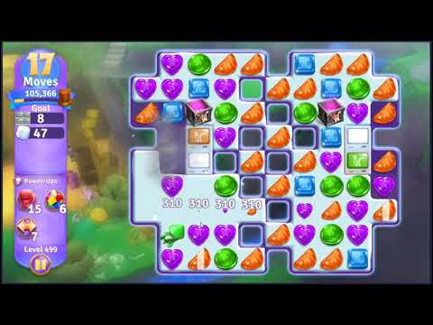 Wonka's World of Candy Level 499 - NO BOOSTERS + FULL STORY 🍫 | SKILLGAMING ✔️