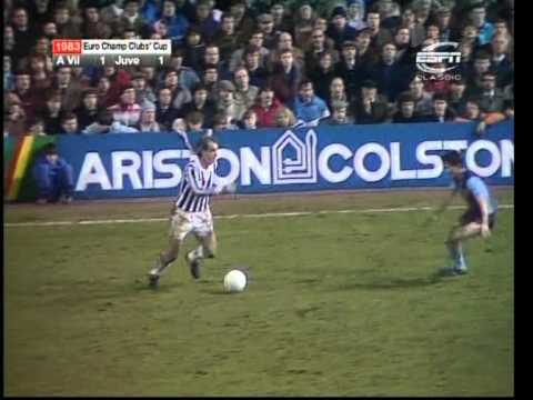 02/03/1983  European Cup Quarter Final 1st leg ASTON VILLA v JUVENTUS