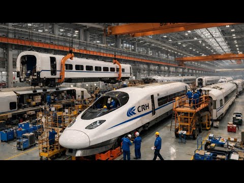 “Inside China’s $40 Million Bullet Train Factory – How 350 km/h Trains Are Built”