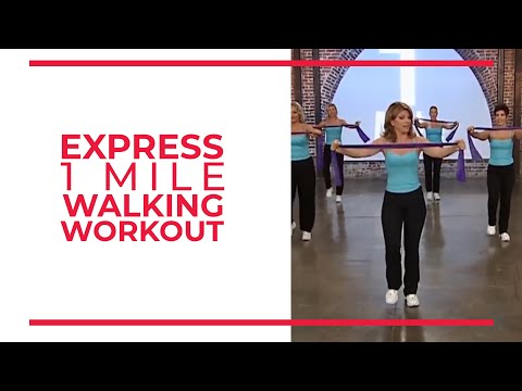 Express 1 Mile Walking Workout | Leslie Sansone's Walk At Home