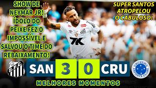 NEYMAR SALVOU O SANTOS DA 2ª DIVISÃO | Santos x Cruzeiro | Melhores Momentos (COMPLETO) | 07/12/2025