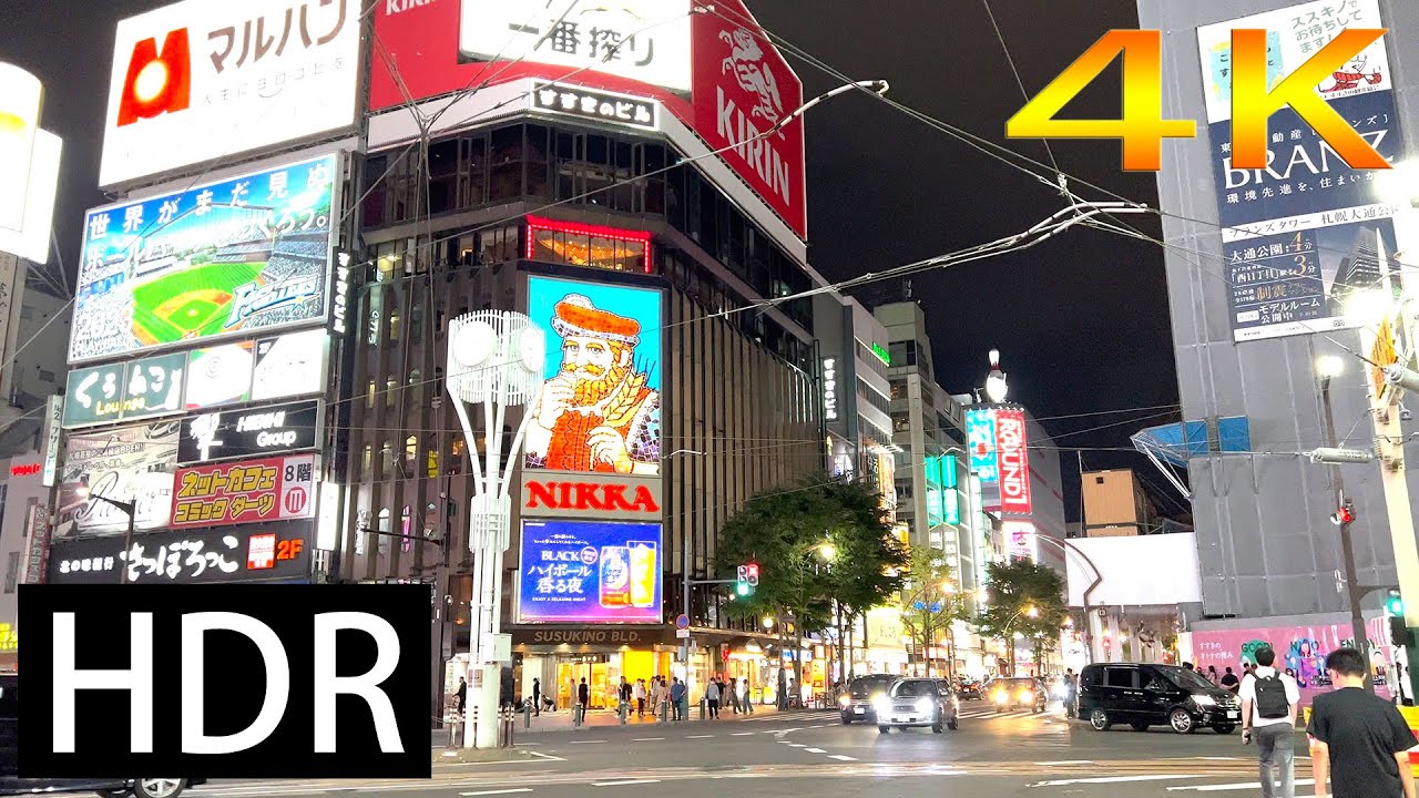 Embark on an immersive virtual journey through the vibrant Susukino District.