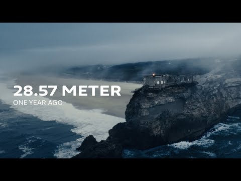 28.57 Meter: Vor einem Jahr surfte Sebastian Steudtner die größte bisher gemessenen Welle. #cando