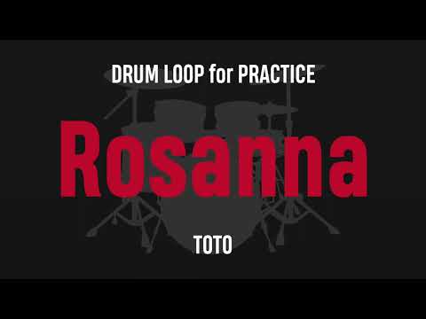 Rosanna Half Time Shuffle - Drum Loop for Practice - Jeff Porcaro TOTO