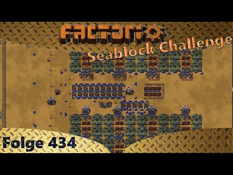 Factorio [1.0] - Seablock - Harz wenn auch künstlich - Let's Play 434 - [de/ger]