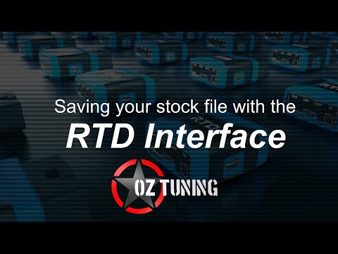 HP Tuners RTD Interface - Installing RTD Flasher & saving your stock file for Oz Tuning.