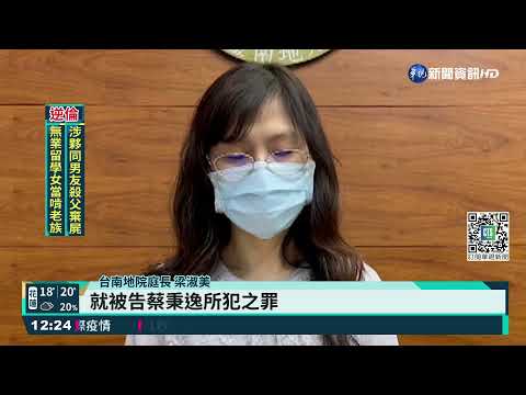 8天2起凶殺案 主嫌"蝦米"判處無期徒刑