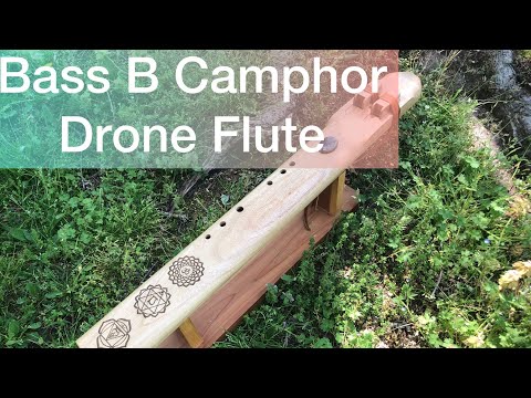 Bass B Double Camphor Flute - Elemental Flutes