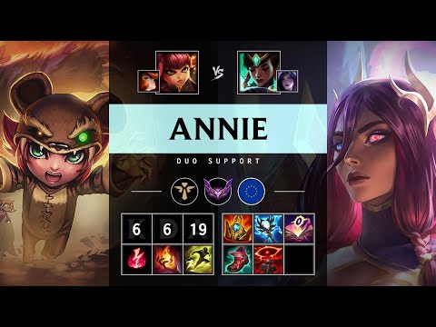 Annie Support vs Karma - EUW Master Patch 25.19