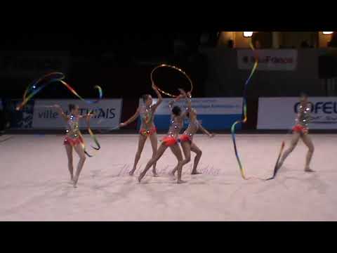 RUSSIA 3 ribbons 2 hoops - 2012 Thiais Groups AA