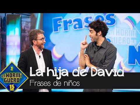 La hija de David Verdaguer se cuela en las divertidas frases de niños - El Hormiguero