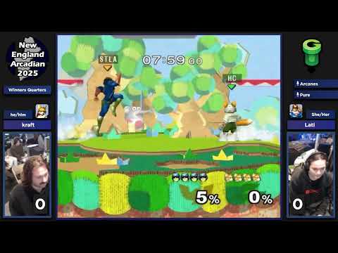 NE Melee Arcadian 2025 - kraft (Fox) vs. Lati (C. Falcon) - SSBM WQF