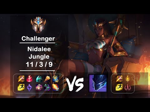 Jungle Nidalee vs Nocturne KR Challenger Patch 12.7