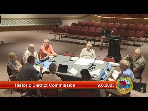 9.6.2023 Historic District Commission