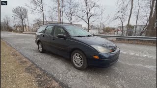 4K Review 2002 Ford Focus ZTW Station Wagon Virtual Test-Drive & Walk-around