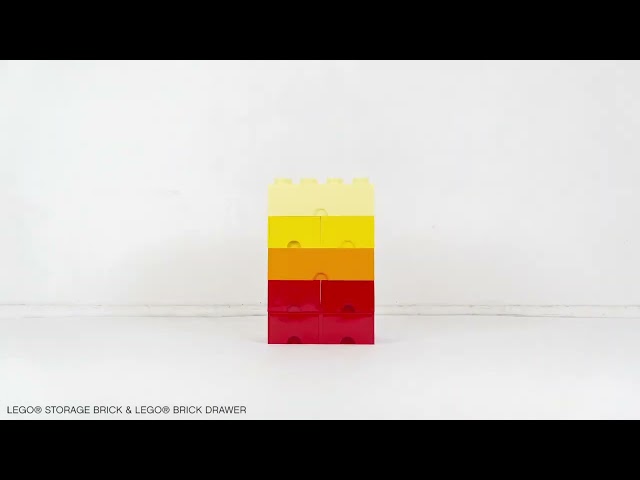 Vídeo relacionado con Room Copenhagen Caja de Ordenamiento LEGO - Organizador de Minifiguras, Vehículos y Elementos - Material Plástico Seguro, Portátil y Personalizable, Harry Potter
