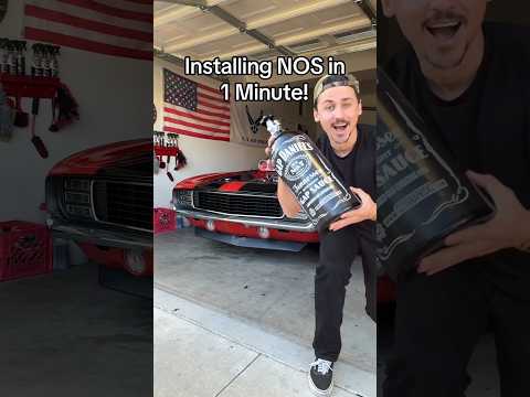 Installing Nitrous on my Camaro!!! #musclecar #nitrous #howto