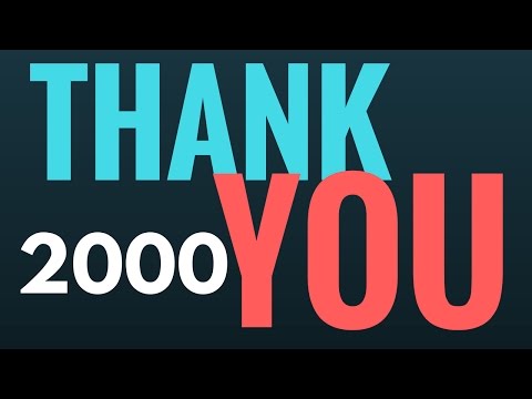 2000 SUB SPECIAL - Shinmen Takezo | Its all because of you guys and I thank you! Video