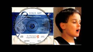 Christoph Prendl boy alto, St  Florian Boy's Choir sings Heidenroslein