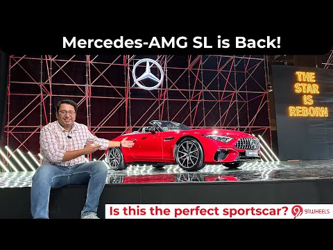 Mercedes-AMG SL 55 Roadster Launched In India || Walkaround Review || Rs 2.35 crore sportscar