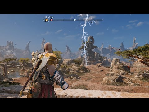 God of War Ragnarök, exploring The Crater. PS5 4K 60FPS