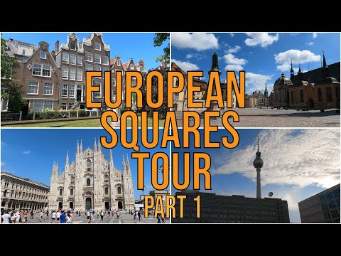 European Squares Travel Highlights (Part 1) | Iconic City Squares Across Europe