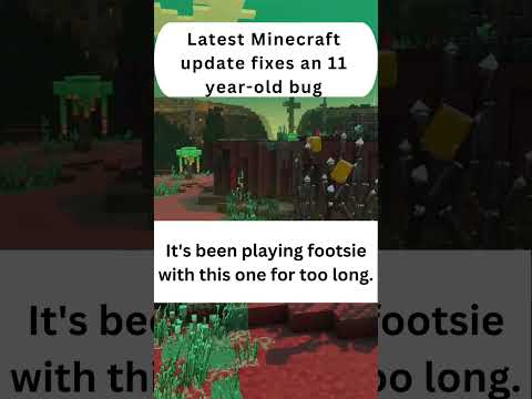 Minecraft: Fixes 11 year old bug ... #shorts