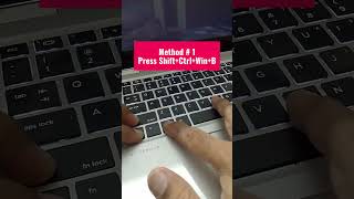 How to FIX Laptop Blank or Black Screen Problem in 5 SECONDS