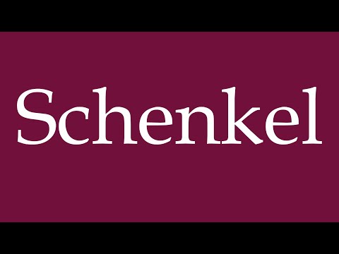 How to Pronounce ''Schenkel'' (Thigh) Correctly in German