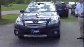 preview picture of video 'New 2014 Subaru Outback 3.6R Limited for Gayle | Twin City Subaru VT'