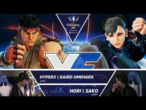 SFV: HyperX Daigo Umehara vs Hori Sako - Capcom Cup 2016 Day 1 Top 32 - CPT2016