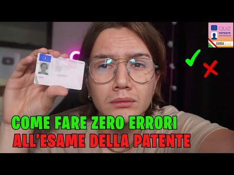 Come Fare 0 ERRORI all'Esame Teorico della Patente #patente #guida