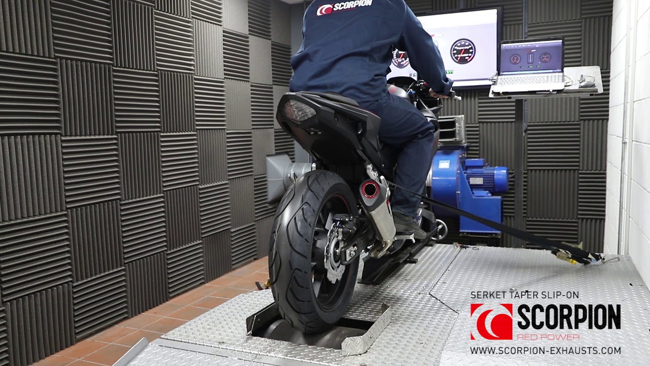 Scorpion Red Power Slip-On Exhaust - Honda CBR500R (19-25) Video