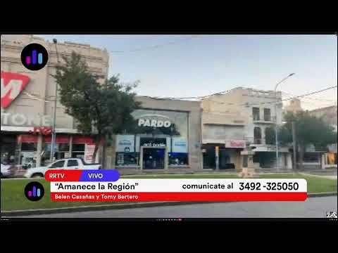 Tomas Bertero en las calles centricas de Rafaela