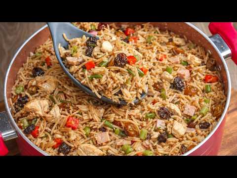 Como hacer ARROZ ÁRABE 🎄 El ARROZ NAVIDEÑO que MI FAMILIA ME PIDE SIEMPRE