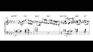 Bill Evans - If You Could See Me Now (Complete Transcription)