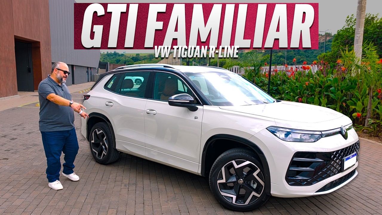 TIGUAN R-LINE 2026: MAIOR, MAIS POTENTE E EQUIPADO  POR R$ 300 MIL